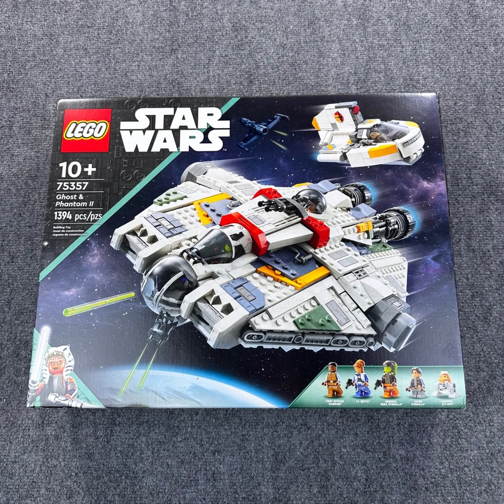 LEGO Star Wars Ghost & Phantom II Set 75357 10+‎ 1394 Pieces - Retired